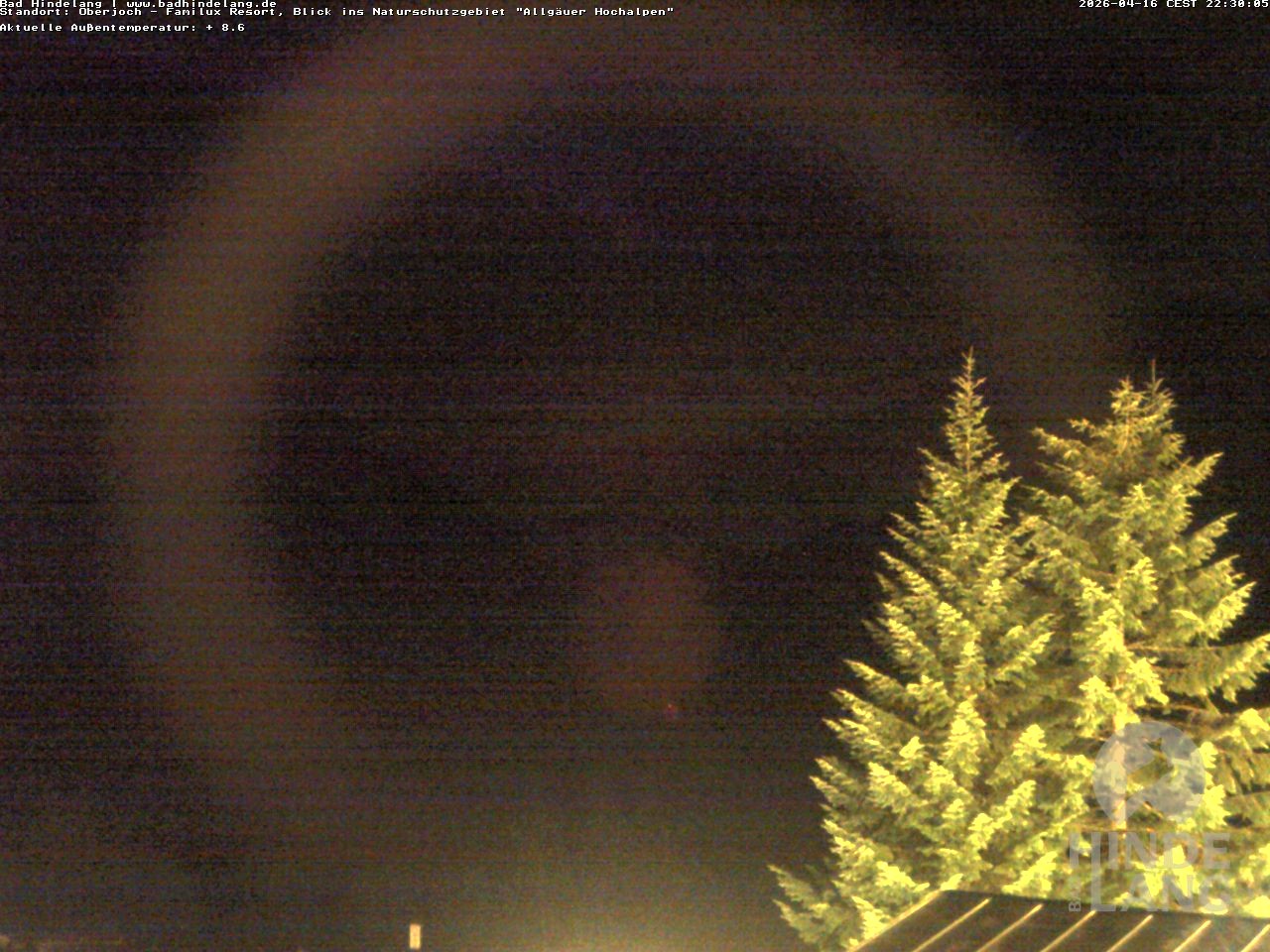 Archiv Foto Webcam Naturschutzgebiet "Allgäuer Hochalpen" vom Kinderhotel Oberjoch aus gesehen