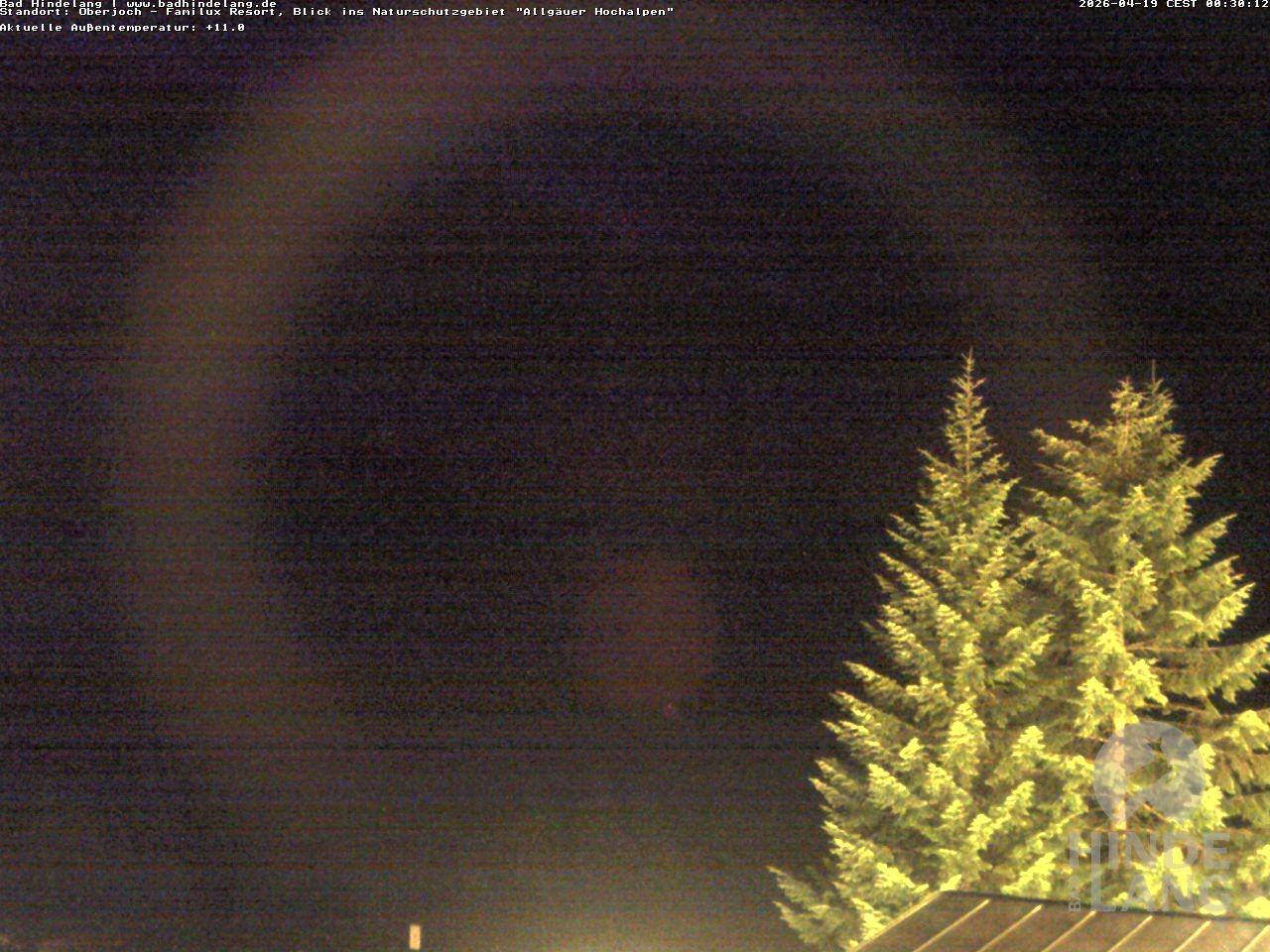 Archiv Foto Webcam Naturschutzgebiet "Allgäuer Hochalpen" vom Kinderhotel Oberjoch aus gesehen