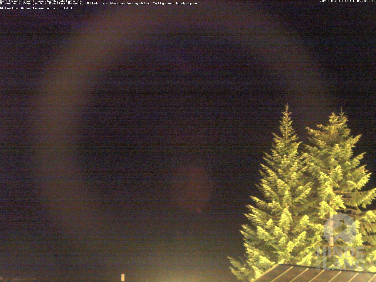 Archiv Foto Webcam Naturschutzgebiet "Allgäuer Hochalpen" vom Kinderhotel Oberjoch aus gesehen