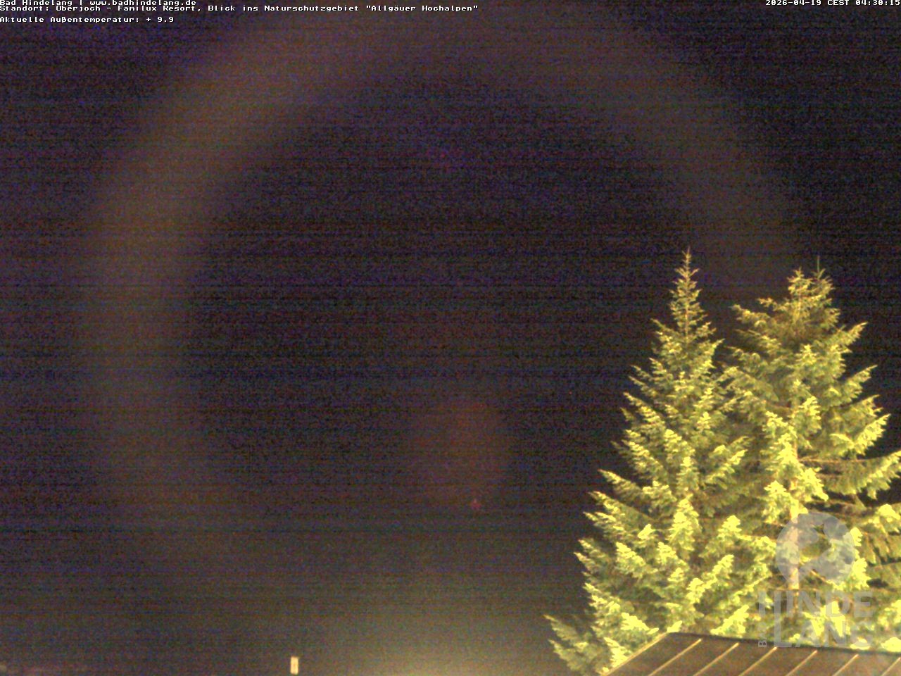 Archiv Foto Webcam Naturschutzgebiet "Allgäuer Hochalpen" vom Kinderhotel Oberjoch aus gesehen