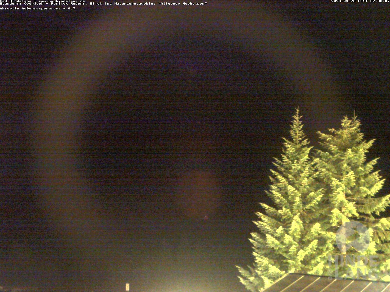 Archiv Foto Webcam Naturschutzgebiet "Allgäuer Hochalpen" vom Kinderhotel Oberjoch aus gesehen