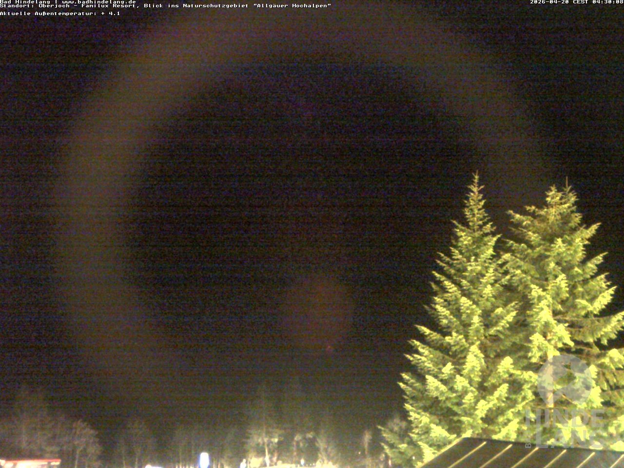 Archiv Foto Webcam Naturschutzgebiet "Allgäuer Hochalpen" vom Kinderhotel Oberjoch aus gesehen