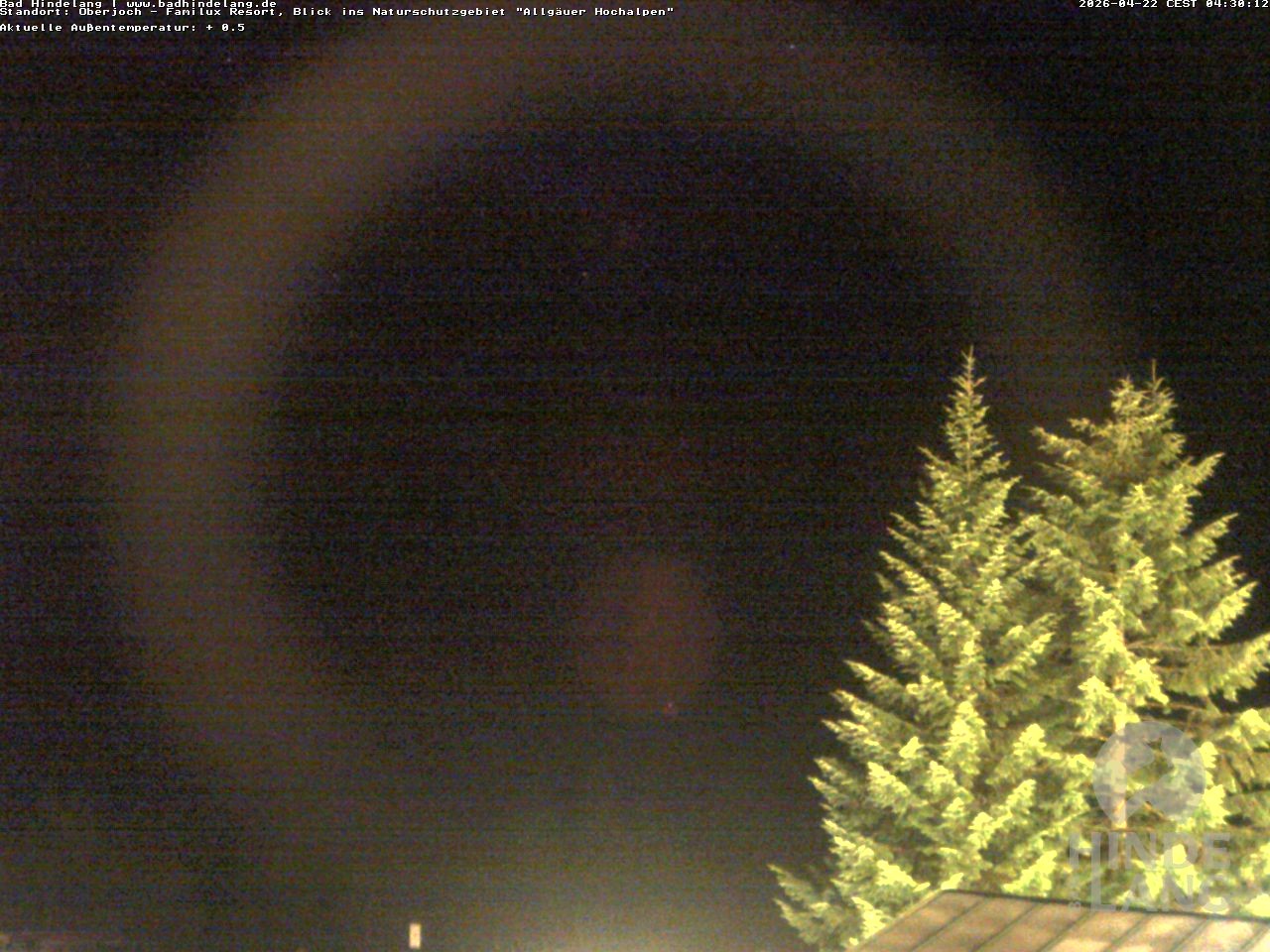 Archiv Foto Webcam Naturschutzgebiet "Allgäuer Hochalpen" vom Kinderhotel Oberjoch aus gesehen