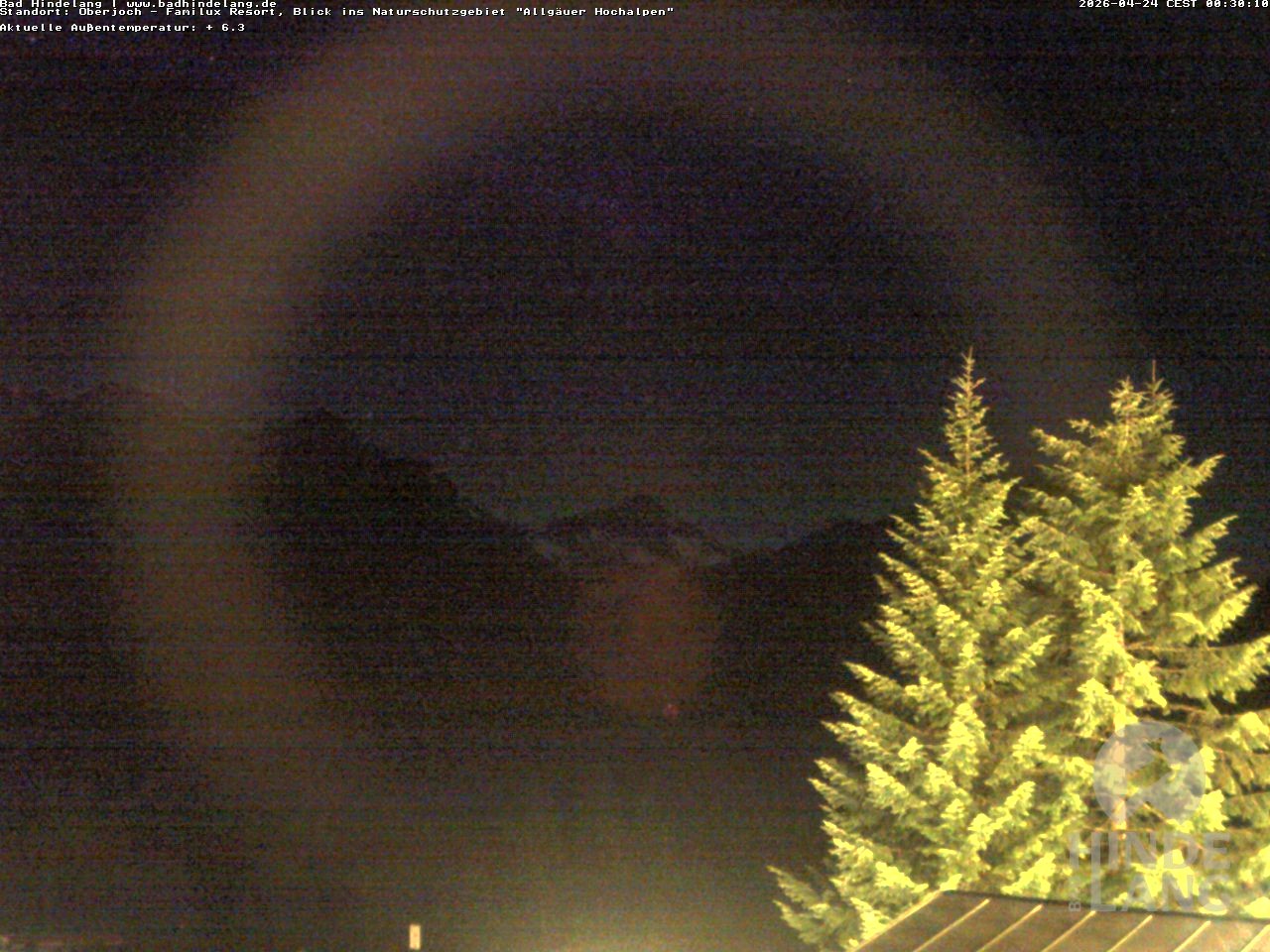 Archiv Foto Webcam Naturschutzgebiet "Allgäuer Hochalpen" vom Kinderhotel Oberjoch aus gesehen