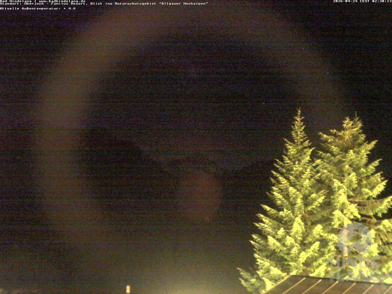 Archiv Foto Webcam Naturschutzgebiet "Allgäuer Hochalpen" vom Kinderhotel Oberjoch aus gesehen