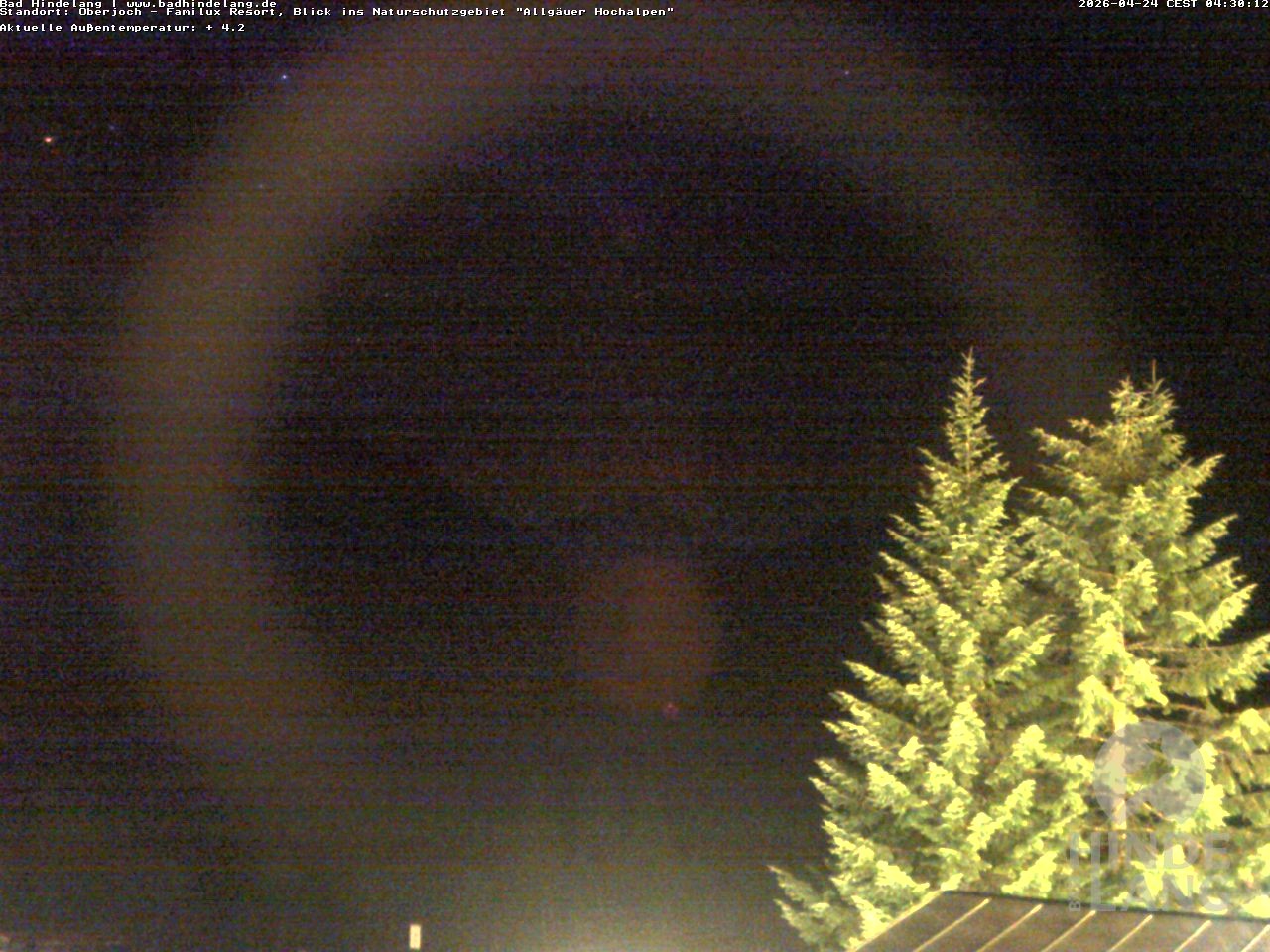 Archiv Foto Webcam Naturschutzgebiet "Allgäuer Hochalpen" vom Kinderhotel Oberjoch aus gesehen