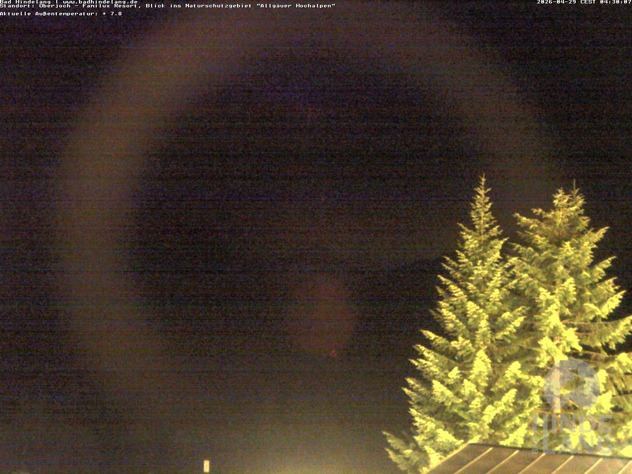 Archiv Foto Webcam Naturschutzgebiet "Allgäuer Hochalpen" vom Kinderhotel Oberjoch aus gesehen