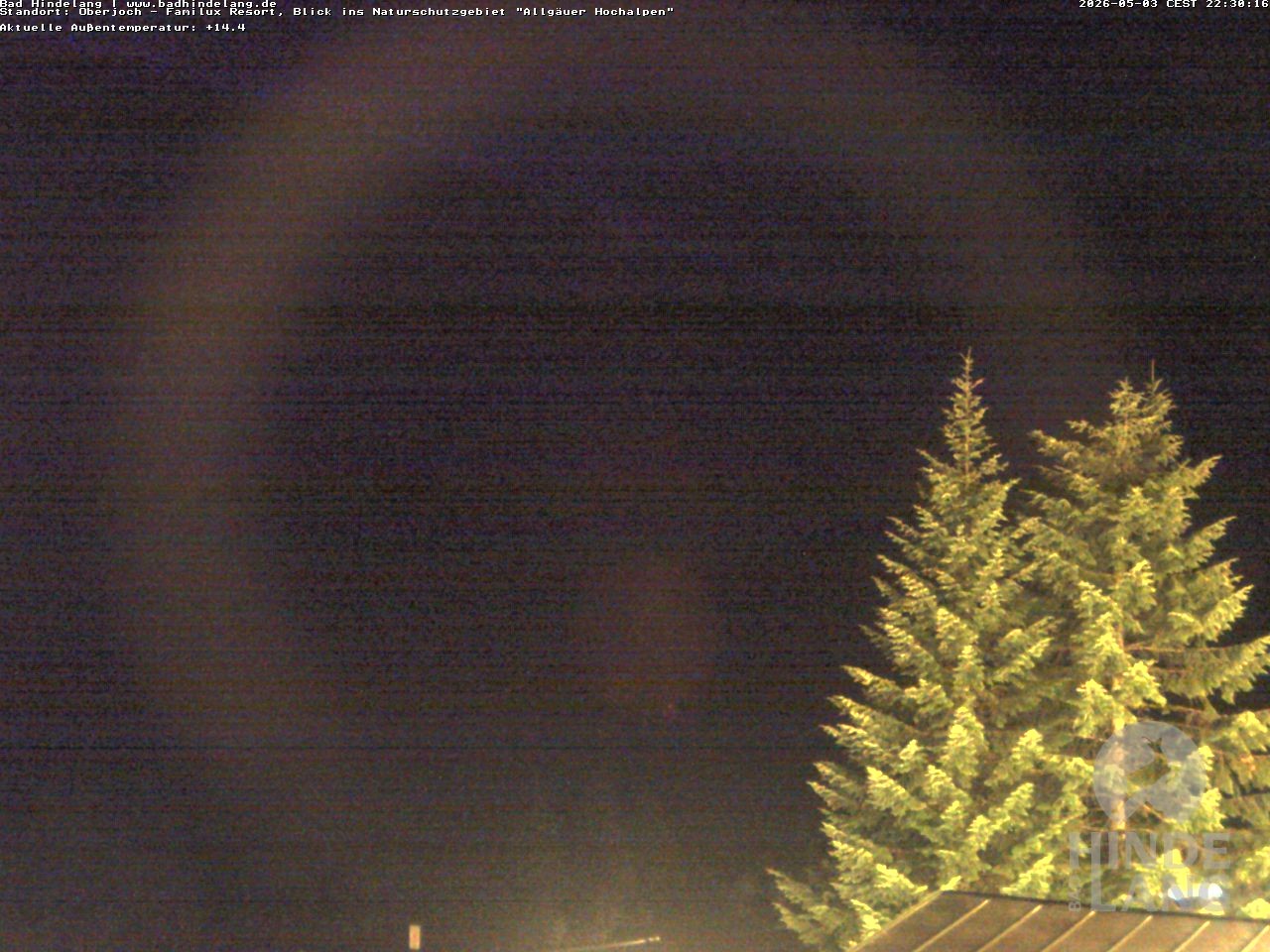 Archiv Foto Webcam Naturschutzgebiet "Allgäuer Hochalpen" vom Kinderhotel Oberjoch aus gesehen