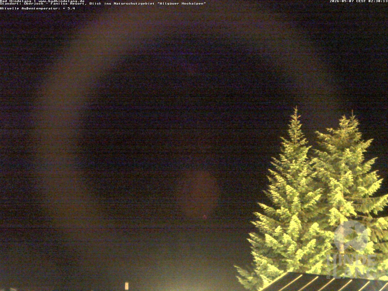 Archiv Foto Webcam Naturschutzgebiet "Allgäuer Hochalpen" vom Kinderhotel Oberjoch aus gesehen