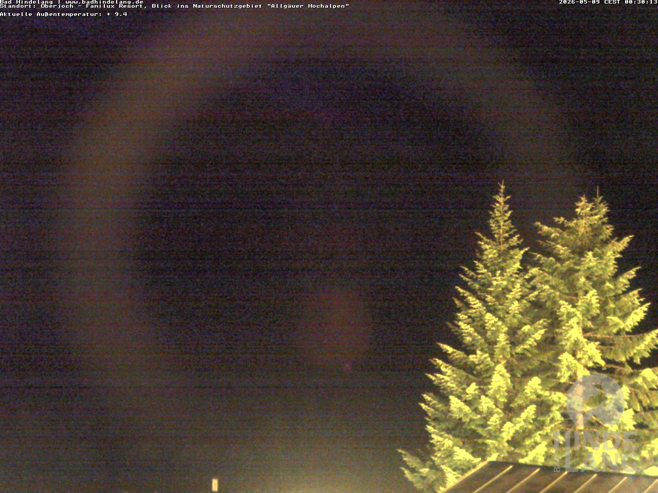 Archiv Foto Webcam Naturschutzgebiet "Allgäuer Hochalpen" vom Kinderhotel Oberjoch aus gesehen