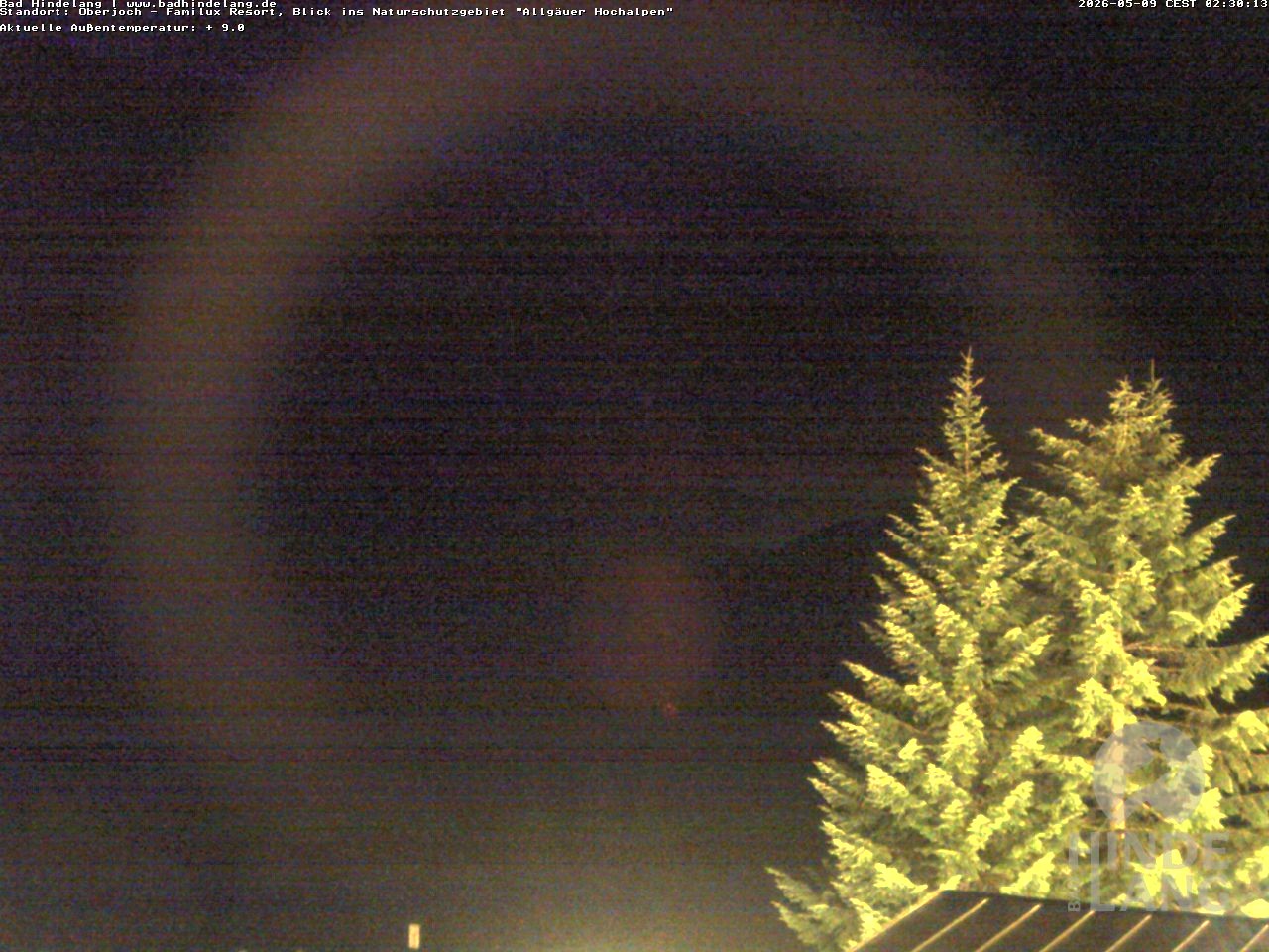 Archiv Foto Webcam Naturschutzgebiet "Allgäuer Hochalpen" vom Kinderhotel Oberjoch aus gesehen