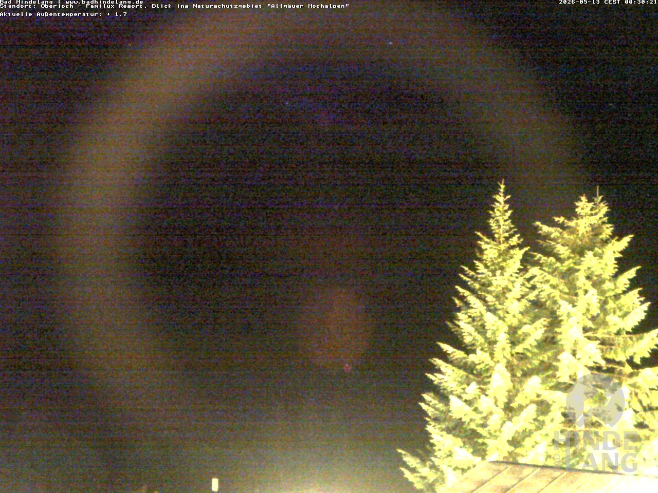 Archiv Foto Webcam Naturschutzgebiet "Allgäuer Hochalpen" vom Kinderhotel Oberjoch aus gesehen