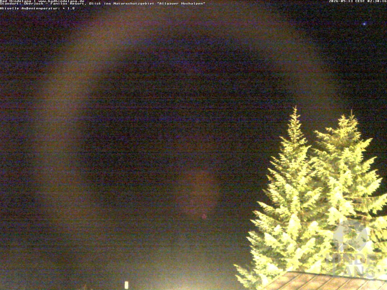 Archiv Foto Webcam Naturschutzgebiet "Allgäuer Hochalpen" vom Kinderhotel Oberjoch aus gesehen