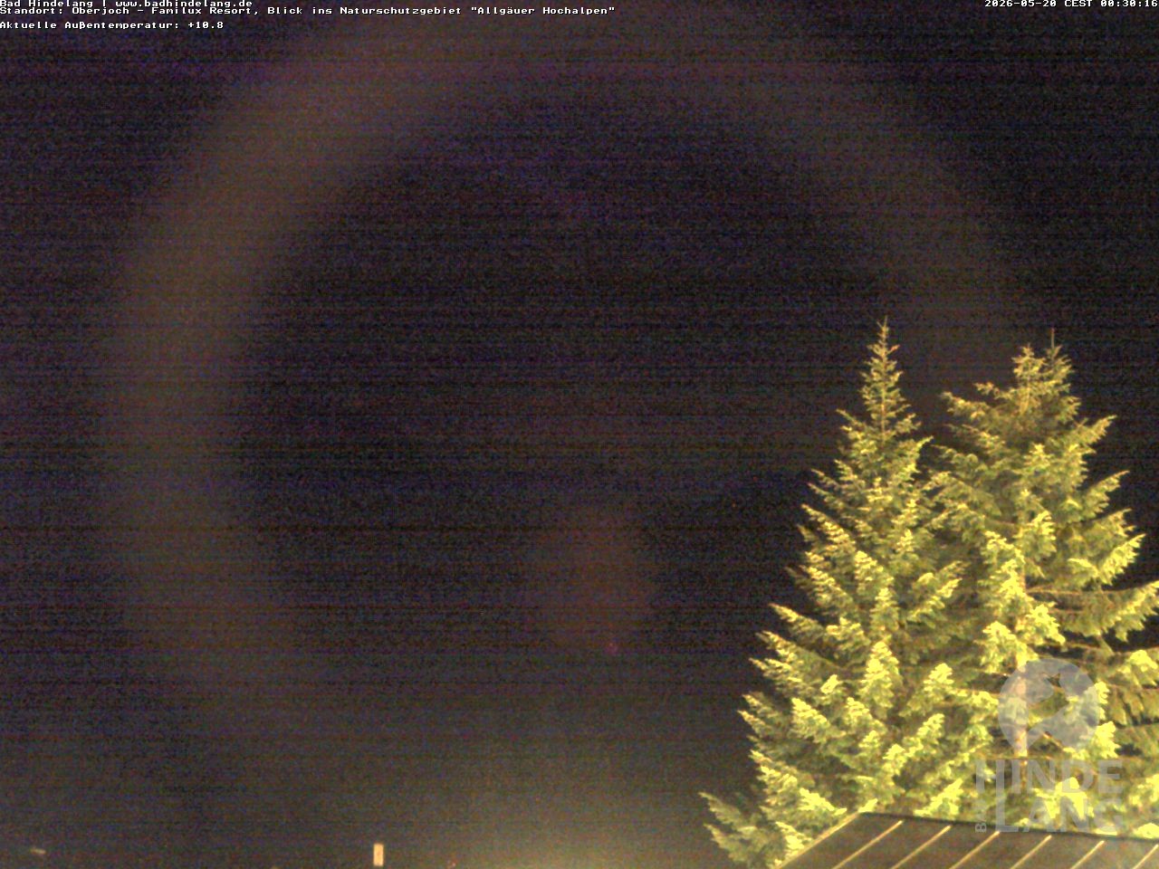 Archiv Foto Webcam Naturschutzgebiet "Allgäuer Hochalpen" vom Kinderhotel Oberjoch aus gesehen