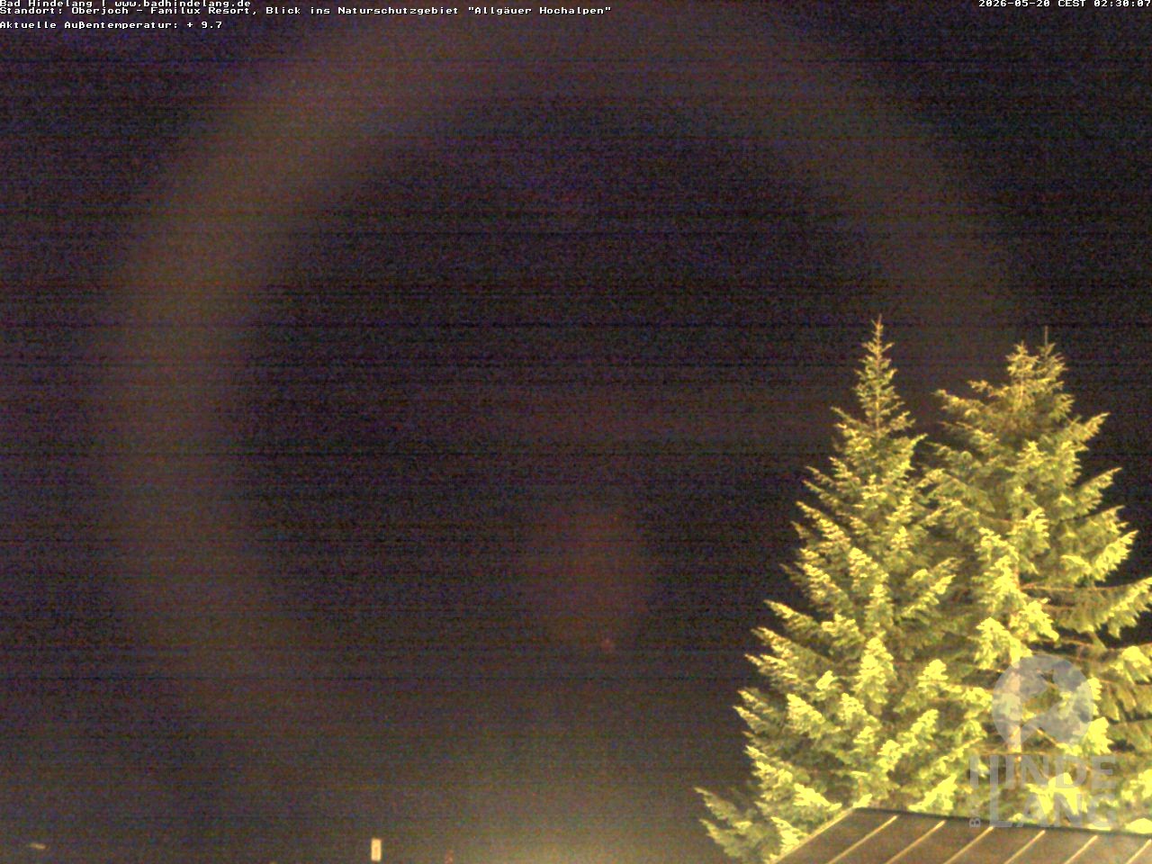 Archiv Foto Webcam Naturschutzgebiet "Allgäuer Hochalpen" vom Kinderhotel Oberjoch aus gesehen