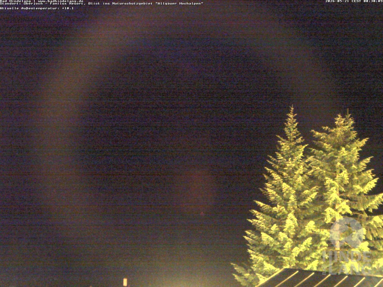 Archiv Foto Webcam Naturschutzgebiet "Allgäuer Hochalpen" vom Kinderhotel Oberjoch aus gesehen