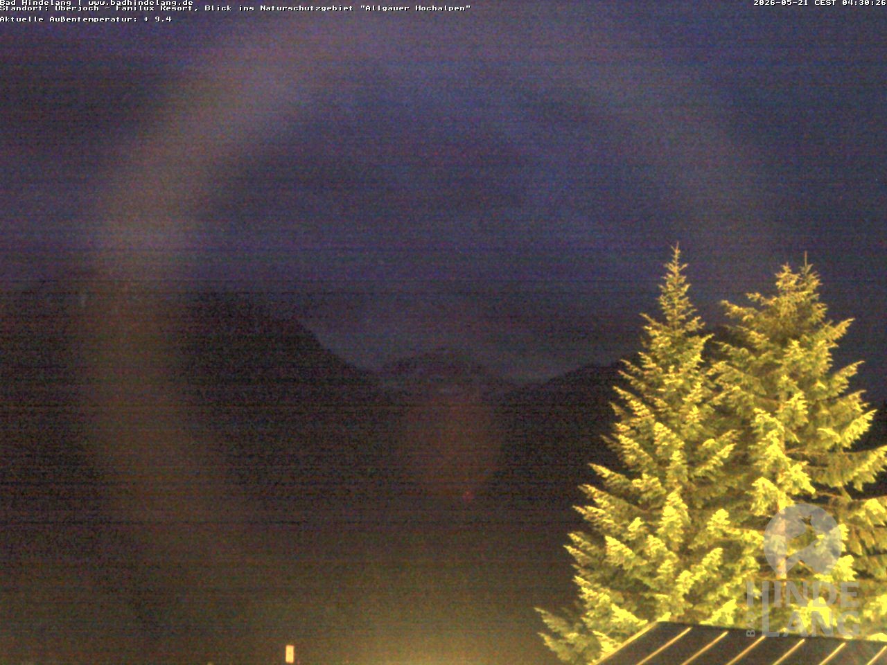 Archiv Foto Webcam Naturschutzgebiet "Allgäuer Hochalpen" vom Kinderhotel Oberjoch aus gesehen