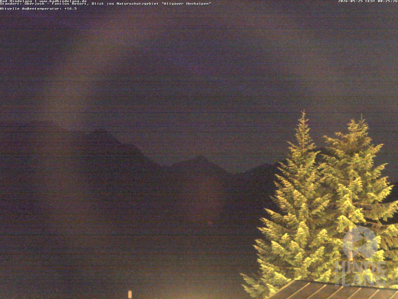 Archiv Foto Webcam Naturschutzgebiet "Allgäuer Hochalpen" vom Kinderhotel Oberjoch aus gesehen