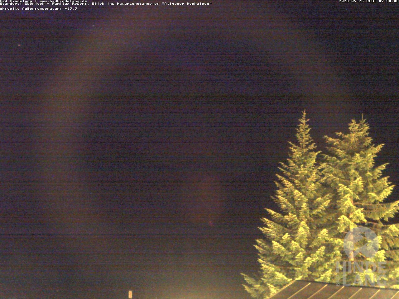 Archiv Foto Webcam Naturschutzgebiet "Allgäuer Hochalpen" vom Kinderhotel Oberjoch aus gesehen