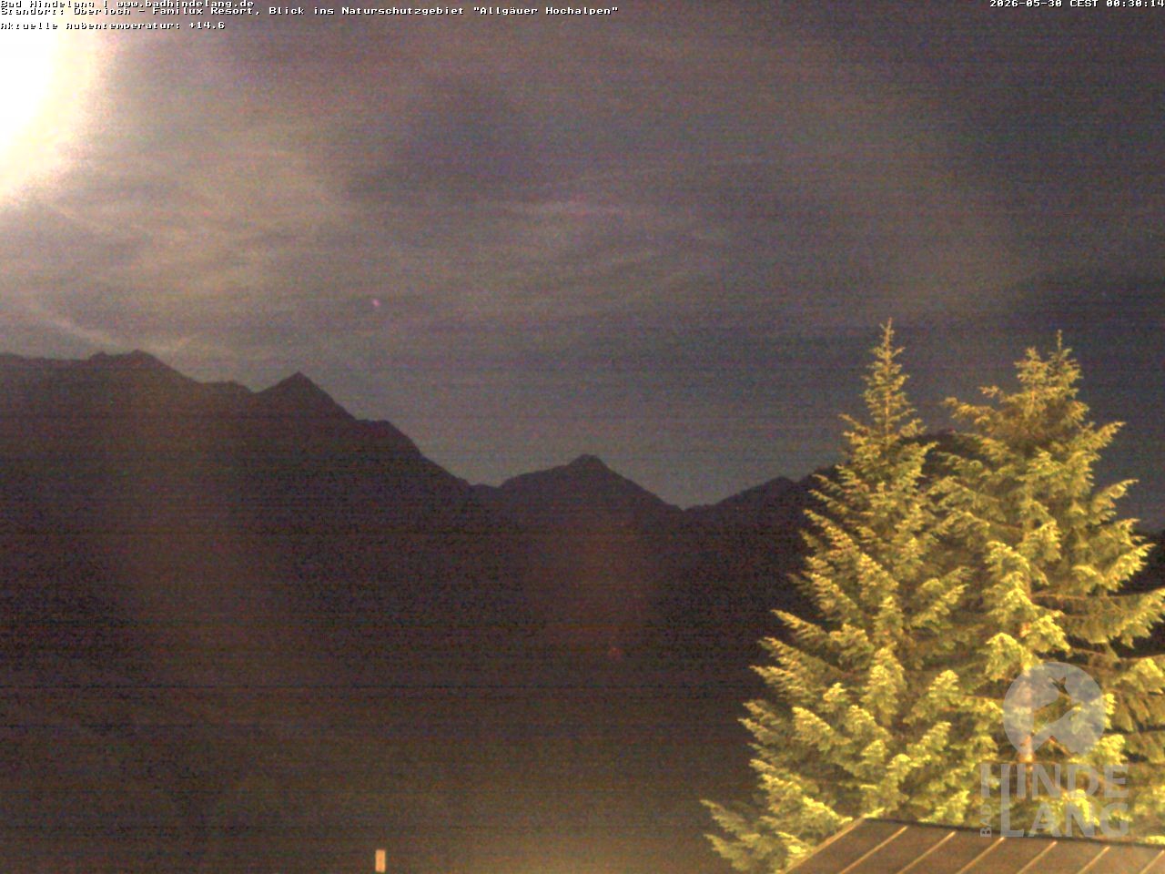 Archiv Foto Webcam Naturschutzgebiet "Allgäuer Hochalpen" vom Kinderhotel Oberjoch aus gesehen