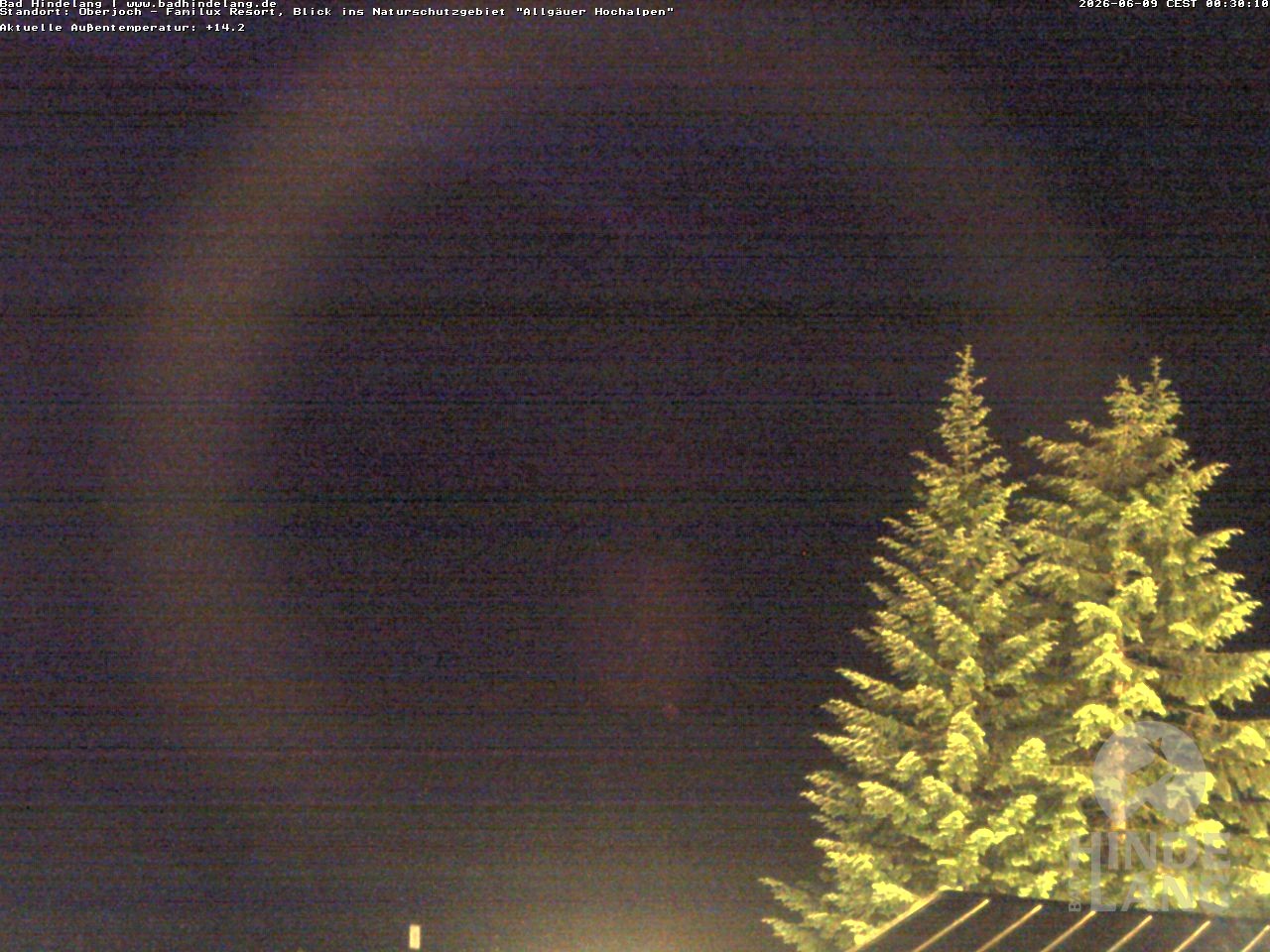 Archiv Foto Webcam Naturschutzgebiet "Allgäuer Hochalpen" vom Kinderhotel Oberjoch aus gesehen