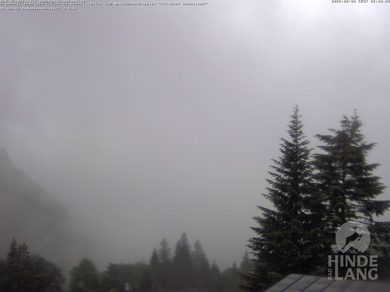 Archiv Foto Webcam Naturschutzgebiet "Allgäuer Hochalpen" vom Kinderhotel Oberjoch aus gesehen