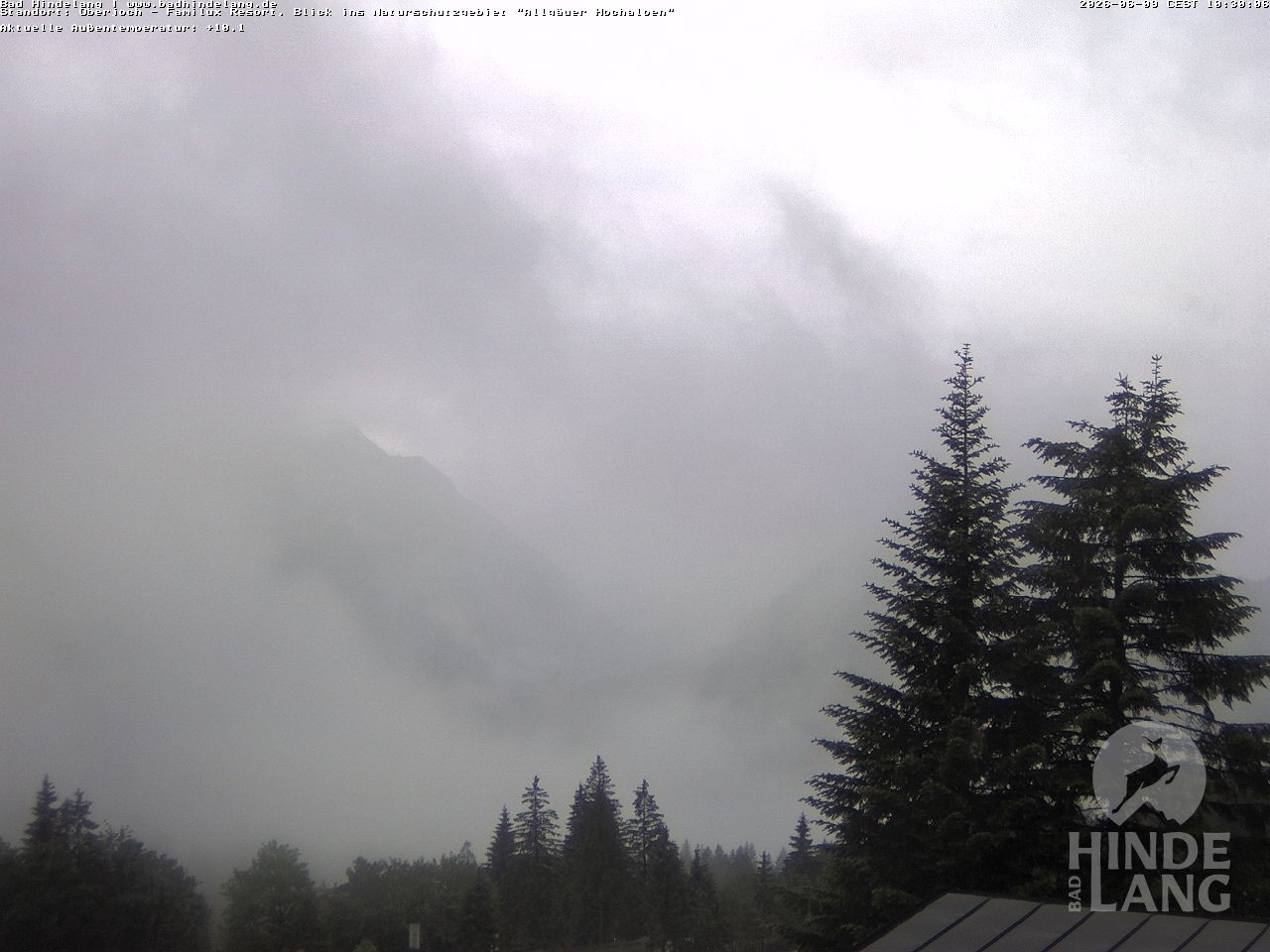 Archiv Foto Webcam Naturschutzgebiet "Allgäuer Hochalpen" vom Kinderhotel Oberjoch aus gesehen