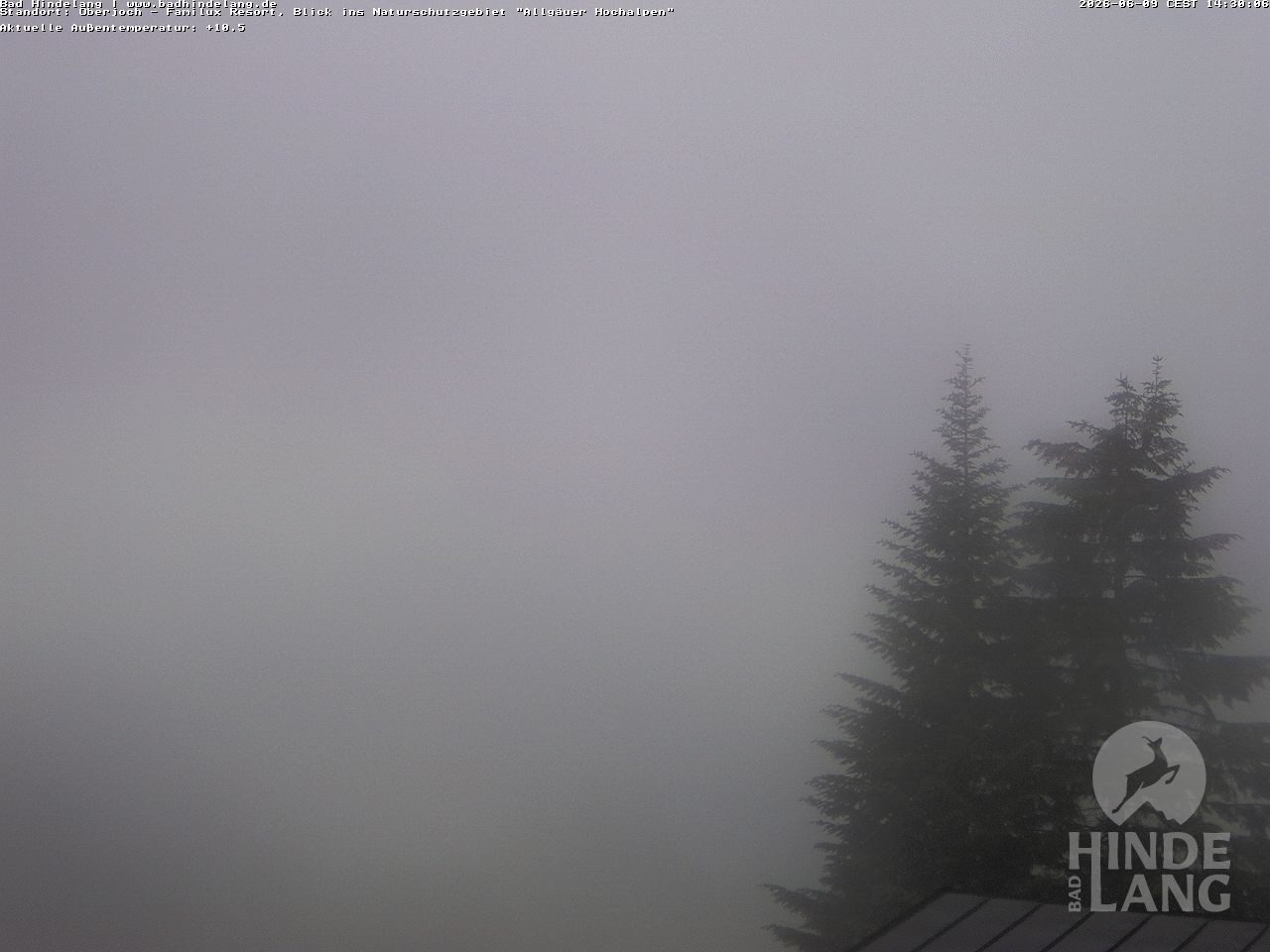 Archiv Foto Webcam Naturschutzgebiet "Allgäuer Hochalpen" vom Kinderhotel Oberjoch aus gesehen