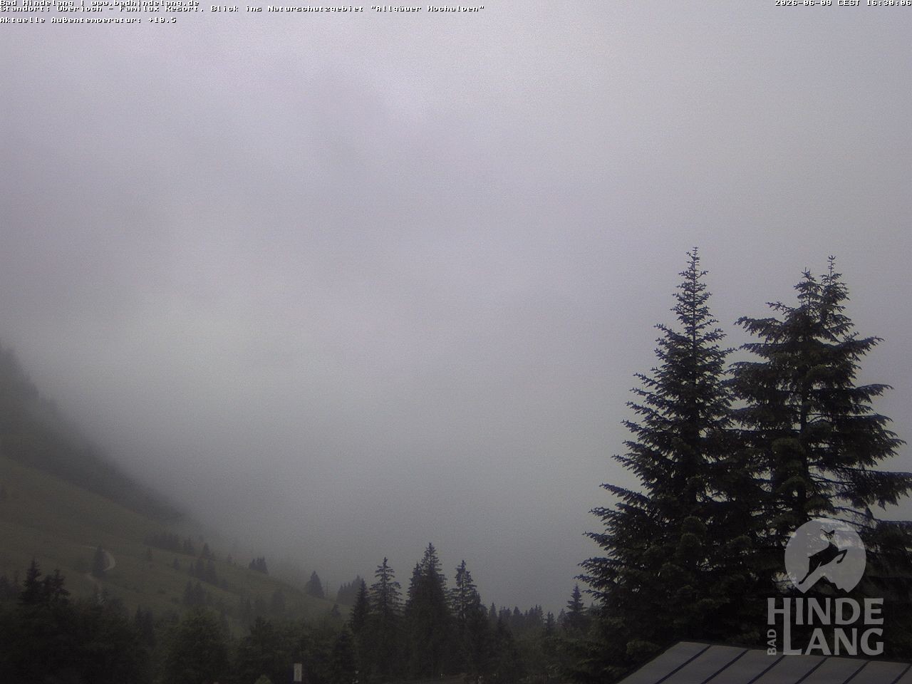 Archiv Foto Webcam Naturschutzgebiet "Allgäuer Hochalpen" vom Kinderhotel Oberjoch aus gesehen
