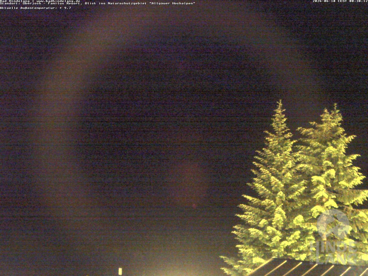 Archiv Foto Webcam Naturschutzgebiet "Allgäuer Hochalpen" vom Kinderhotel Oberjoch aus gesehen