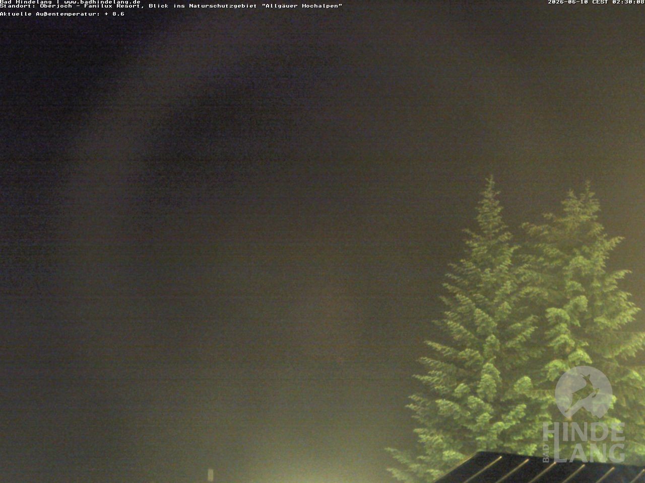 Archiv Foto Webcam Naturschutzgebiet "Allgäuer Hochalpen" vom Kinderhotel Oberjoch aus gesehen