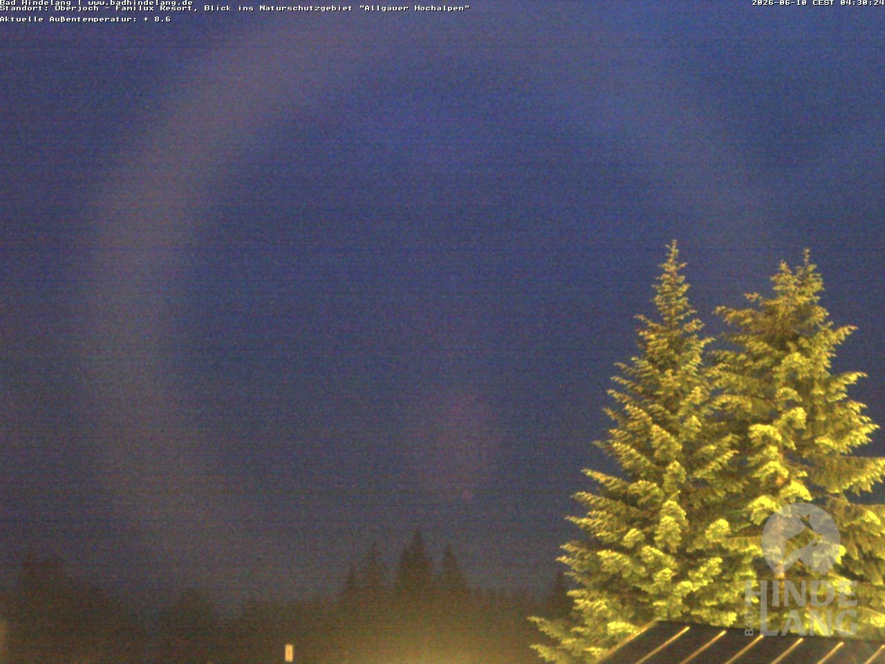 Archiv Foto Webcam Naturschutzgebiet "Allgäuer Hochalpen" vom Kinderhotel Oberjoch aus gesehen