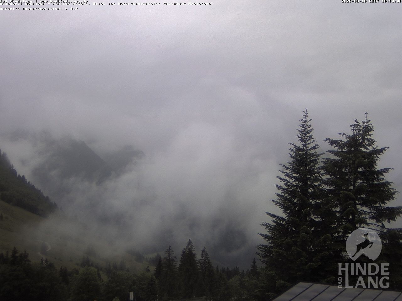 Archiv Foto Webcam Naturschutzgebiet "Allgäuer Hochalpen" vom Kinderhotel Oberjoch aus gesehen