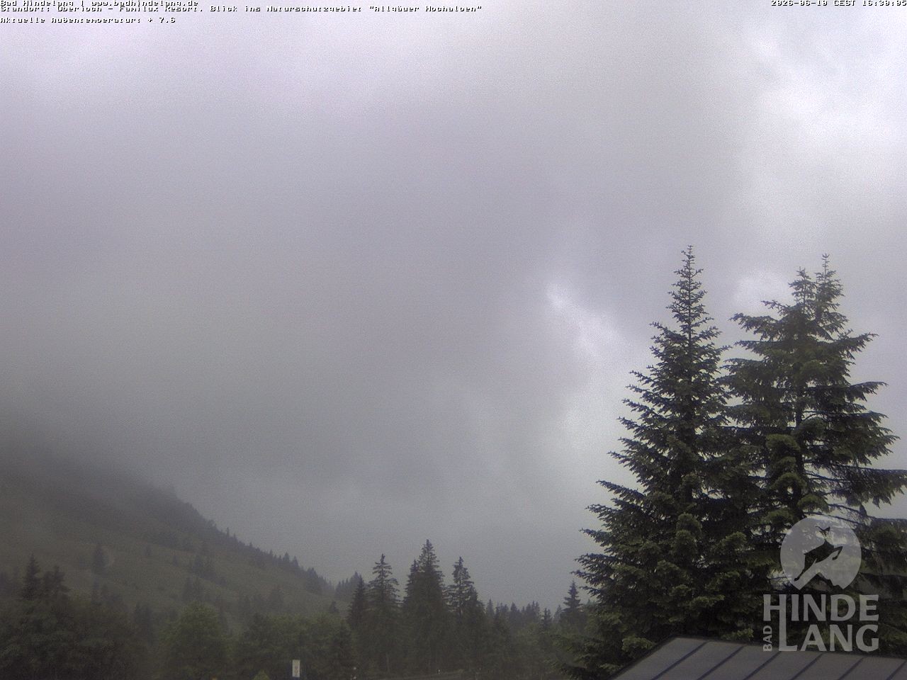 Archiv Foto Webcam Naturschutzgebiet "Allgäuer Hochalpen" vom Kinderhotel Oberjoch aus gesehen