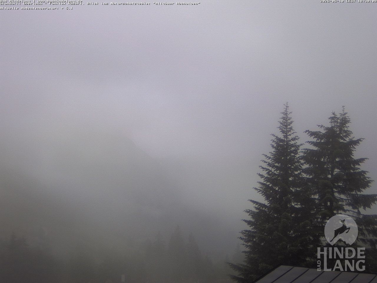 Archiv Foto Webcam Naturschutzgebiet "Allgäuer Hochalpen" vom Kinderhotel Oberjoch aus gesehen