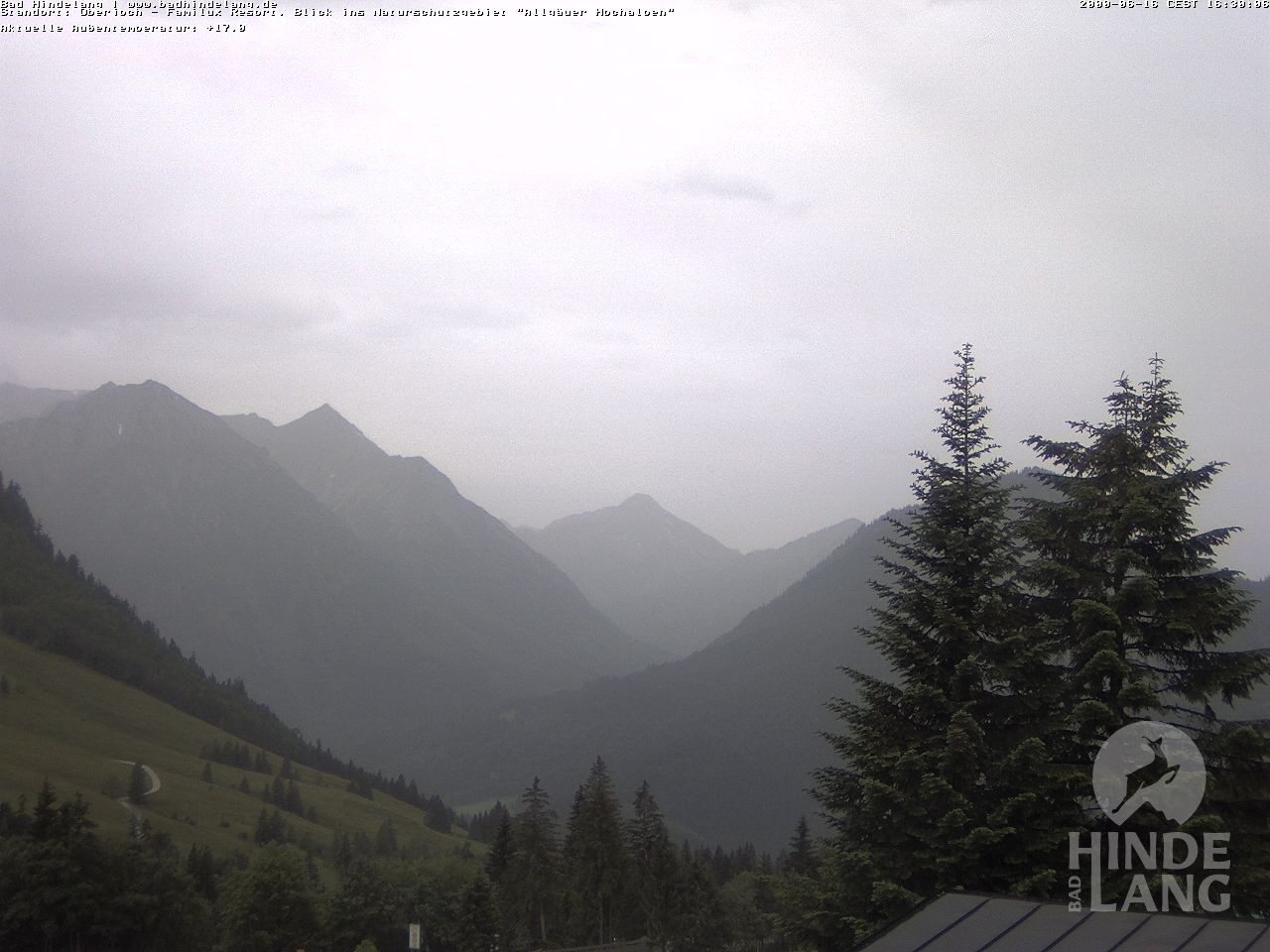 Archiv Foto Webcam Naturschutzgebiet "Allgäuer Hochalpen" vom Kinderhotel Oberjoch aus gesehen