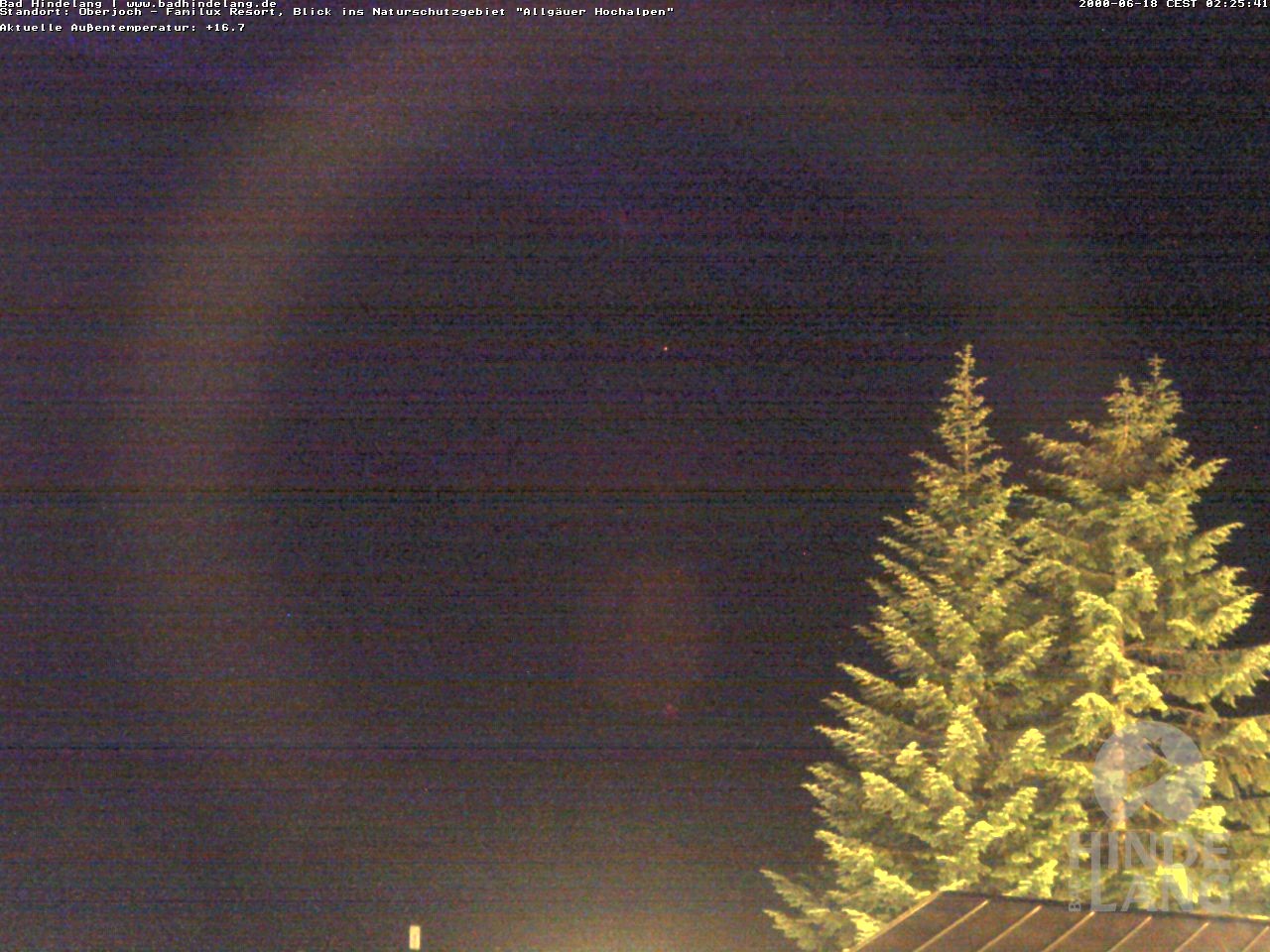 Archiv Foto Webcam Naturschutzgebiet "Allgäuer Hochalpen" vom Kinderhotel Oberjoch aus gesehen