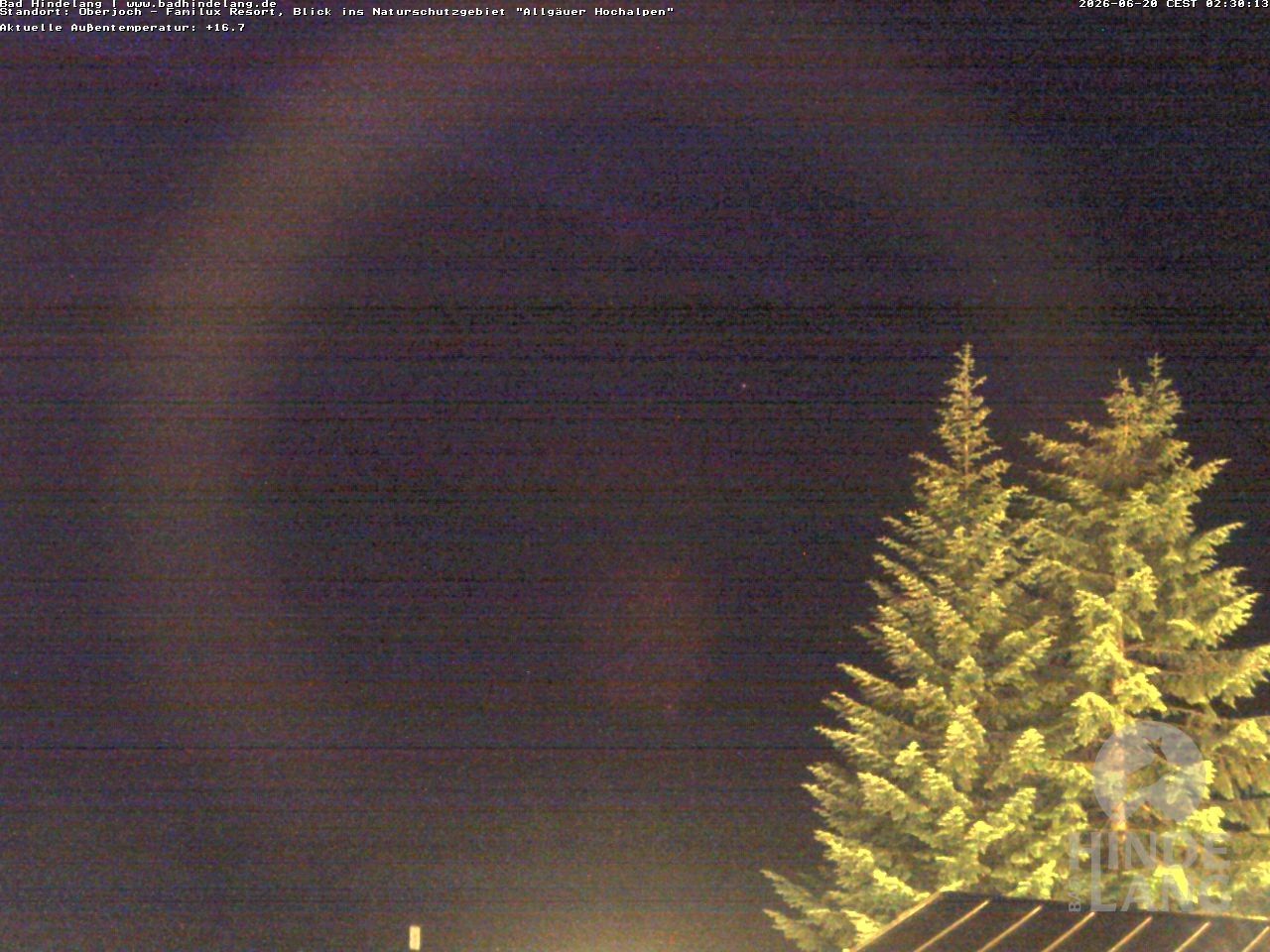 Archiv Foto Webcam Naturschutzgebiet "Allgäuer Hochalpen" vom Kinderhotel Oberjoch aus gesehen