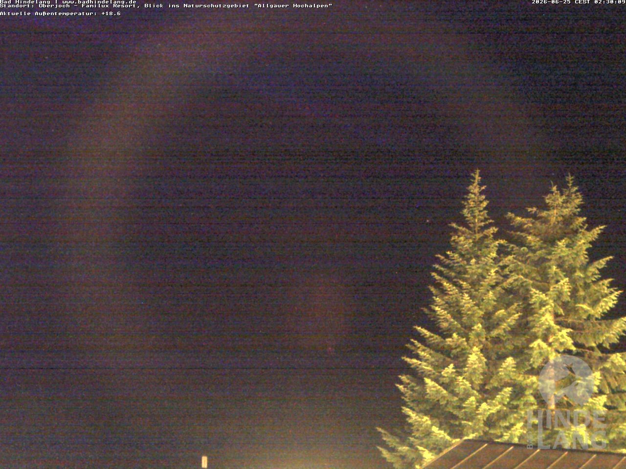 Archiv Foto Webcam Naturschutzgebiet "Allgäuer Hochalpen" vom Kinderhotel Oberjoch aus gesehen