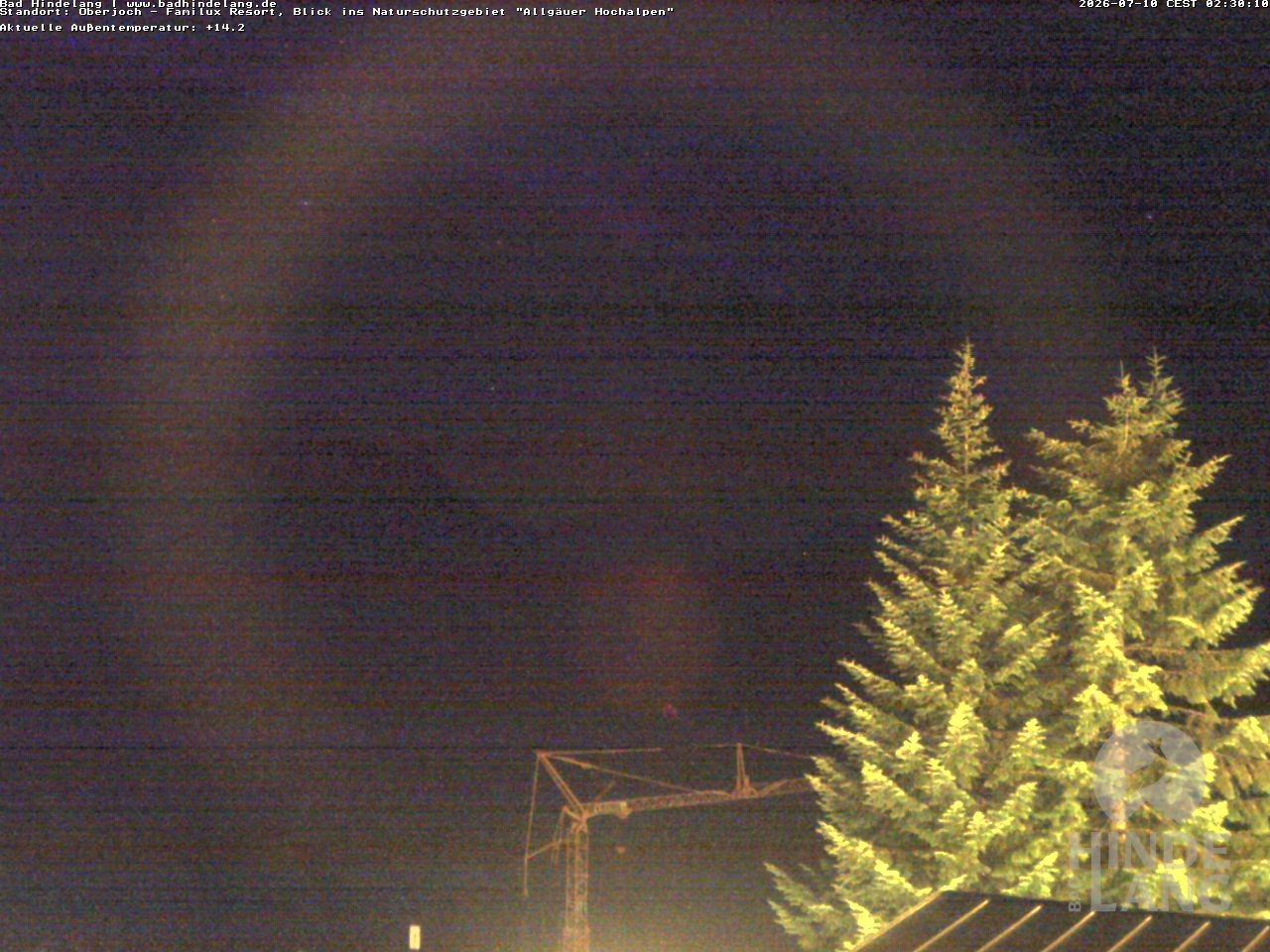 Archiv Foto Webcam Naturschutzgebiet "Allgäuer Hochalpen" vom Kinderhotel Oberjoch aus gesehen