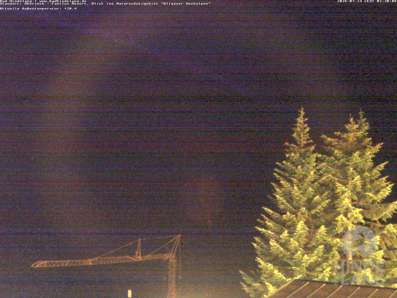 Archiv Foto Webcam Naturschutzgebiet "Allgäuer Hochalpen" vom Kinderhotel Oberjoch aus gesehen