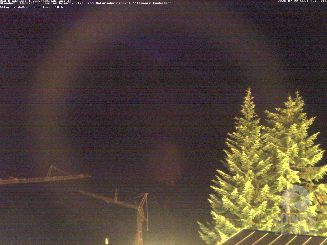 Archiv Foto Webcam Naturschutzgebiet "Allgäuer Hochalpen" vom Kinderhotel Oberjoch aus gesehen