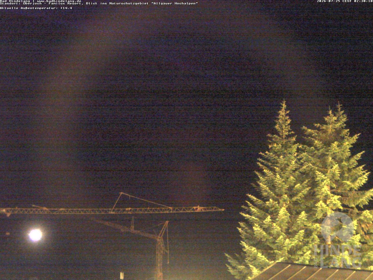 Archiv Foto Webcam Naturschutzgebiet "Allgäuer Hochalpen" vom Kinderhotel Oberjoch aus gesehen