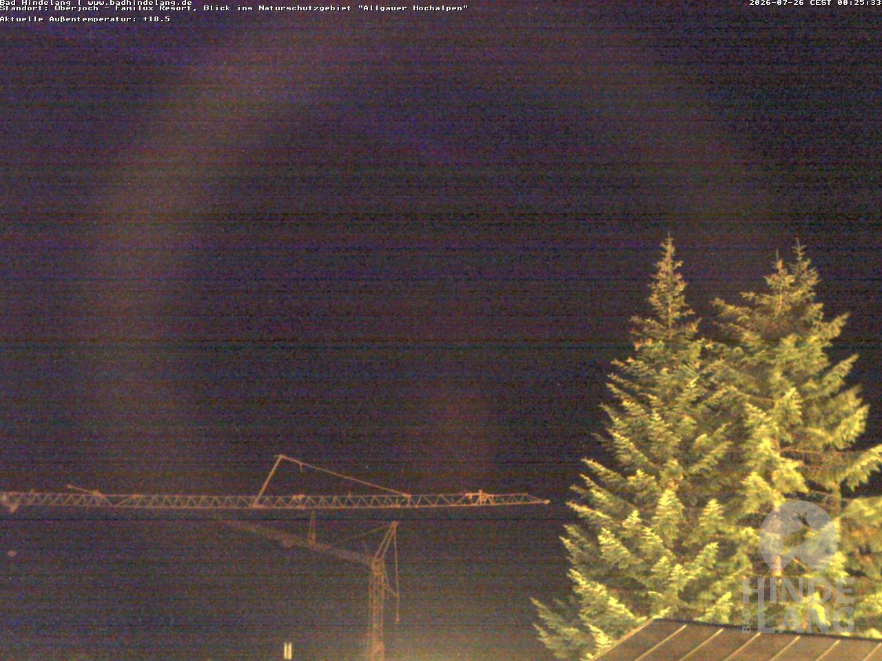 Archiv Foto Webcam Naturschutzgebiet "Allgäuer Hochalpen" vom Kinderhotel Oberjoch aus gesehen