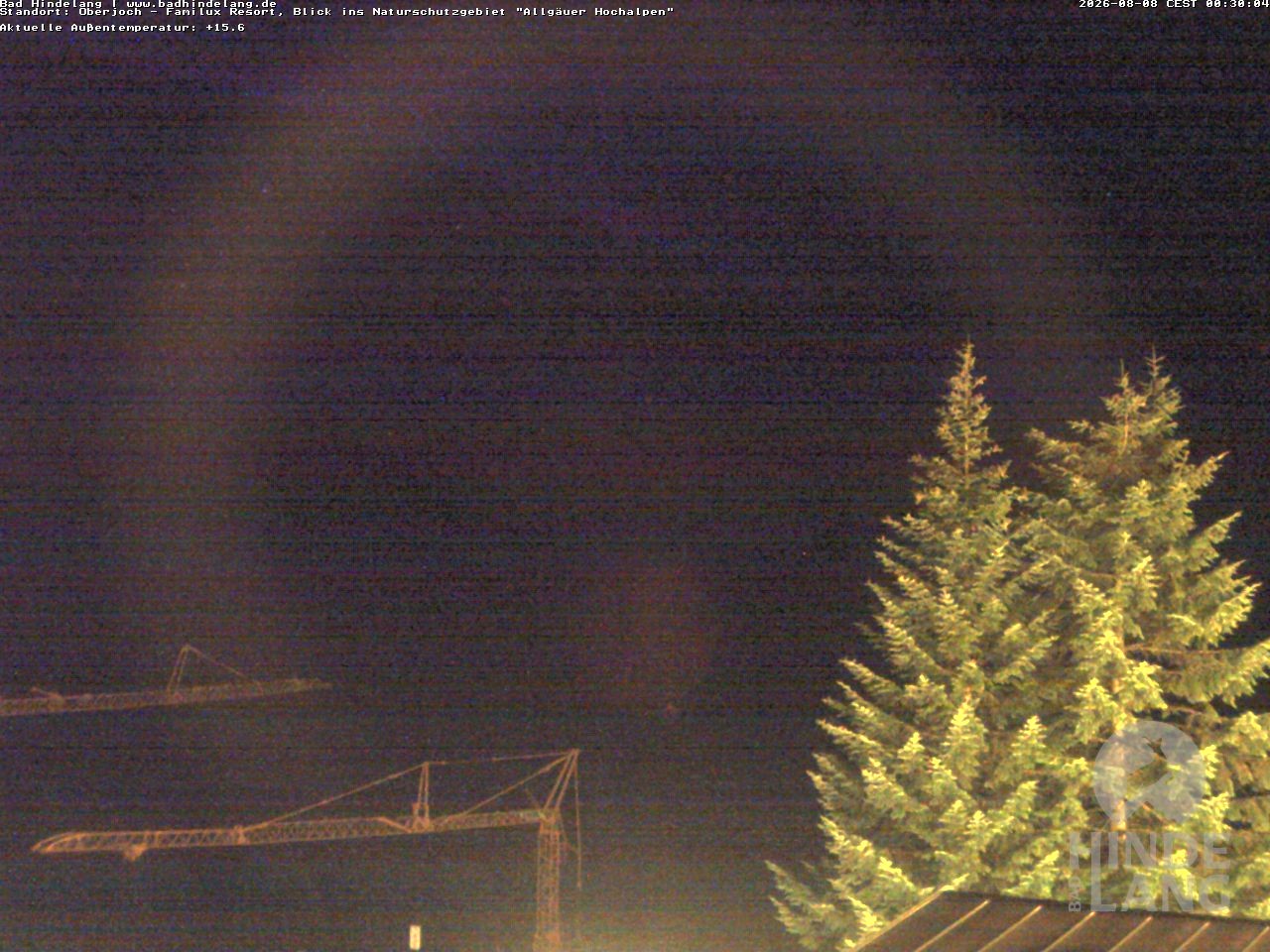 Archiv Foto Webcam Naturschutzgebiet "Allgäuer Hochalpen" vom Kinderhotel Oberjoch aus gesehen