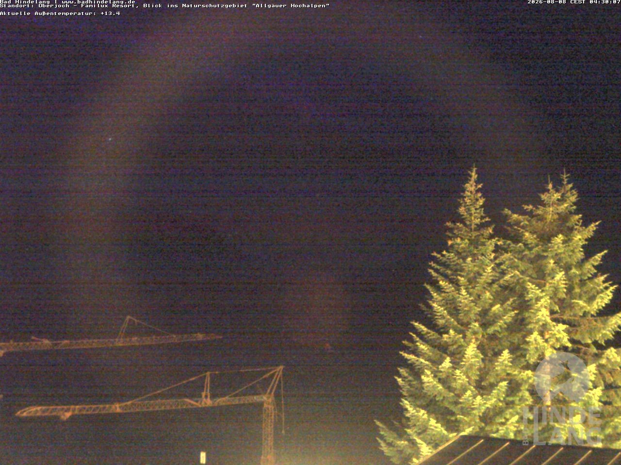 Archiv Foto Webcam Naturschutzgebiet "Allgäuer Hochalpen" vom Kinderhotel Oberjoch aus gesehen