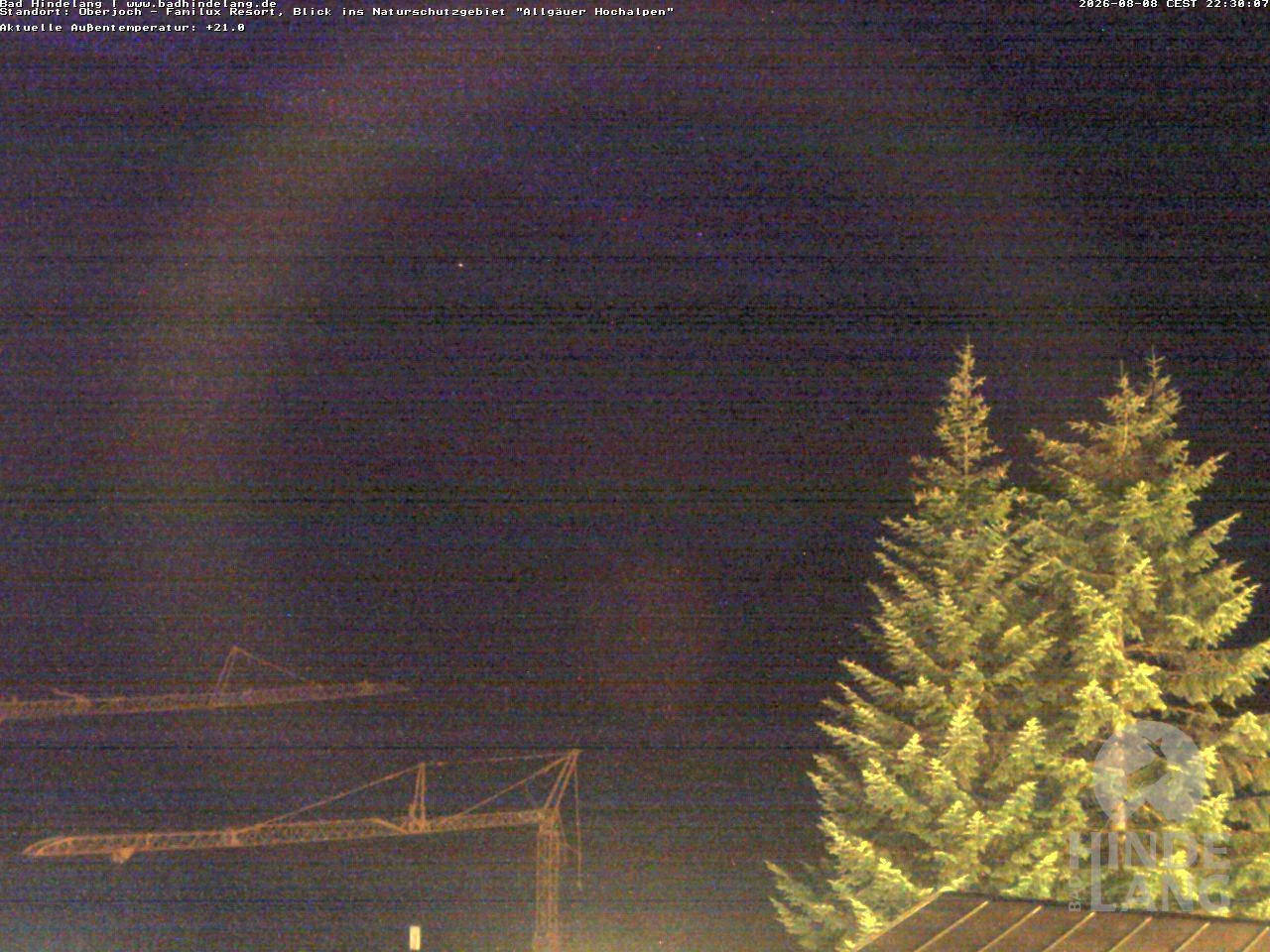 Archiv Foto Webcam Naturschutzgebiet "Allgäuer Hochalpen" vom Kinderhotel Oberjoch aus gesehen