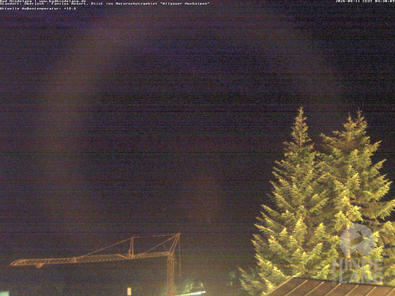 Archiv Foto Webcam Naturschutzgebiet "Allgäuer Hochalpen" vom Kinderhotel Oberjoch aus gesehen