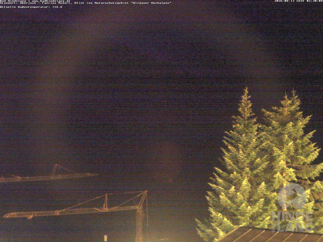 Archiv Foto Webcam Naturschutzgebiet "Allgäuer Hochalpen" vom Kinderhotel Oberjoch aus gesehen