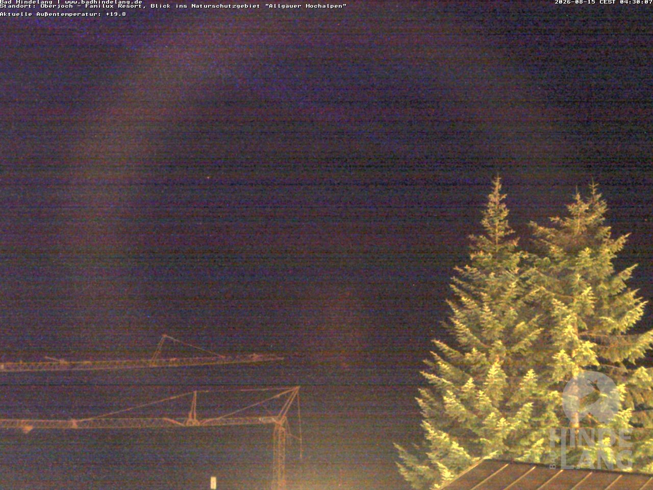 Archiv Foto Webcam Naturschutzgebiet "Allgäuer Hochalpen" vom Kinderhotel Oberjoch aus gesehen